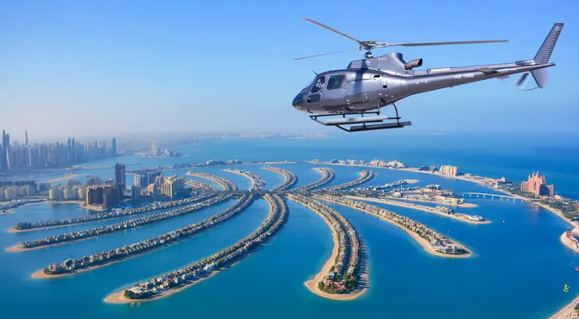 pearl helicopter ride dubai